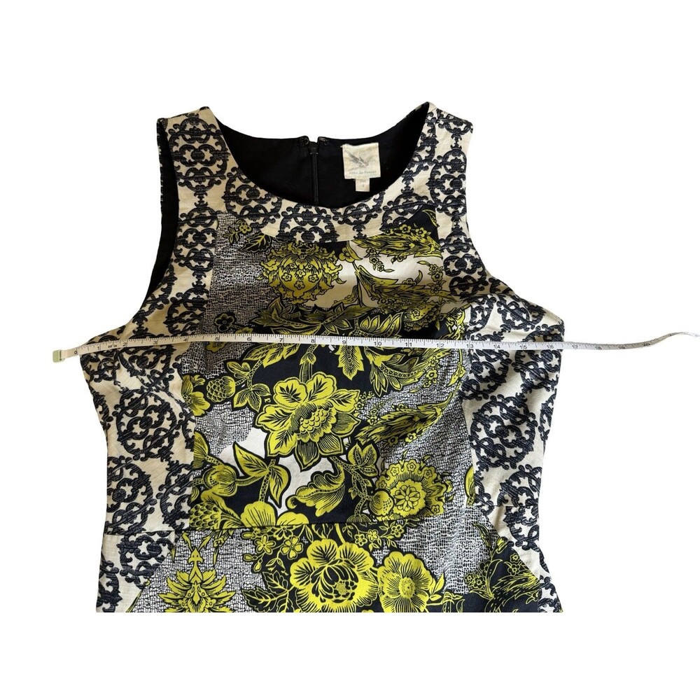 Anthropologie Weston Wear Made In San Francisco Graphic Print Sleeveless Dress 4 - Picture 4 of 7